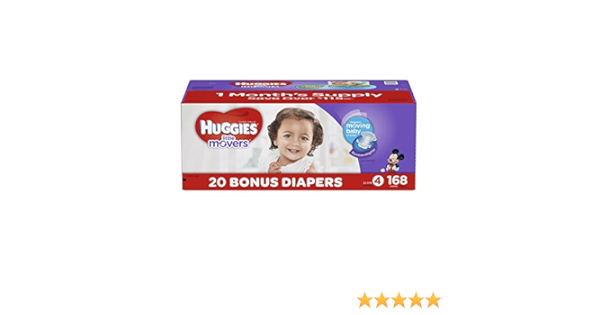 amazon huggies little movers size 4