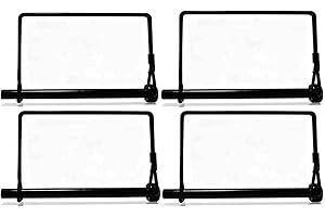 TRULEEGO 4 Pack 1/4 x 4 Inch Trailer Hitch Pin Black Heavy Duty Steel Trailer Coupler Pin with Zinc Coating, Hitch Lock Pin, Coupler Locking Pin, Quick Release Tow Pin, Towing Hitch Hardware for Trailer Truck