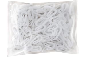 100Pcs Reusable Plastic Curtain Hooks 6-Shaped Widow Hanging Hook For Window Curtain Door Curtain Shower Curtain Use WhiteFas