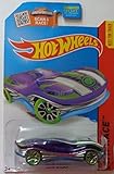 Hot Wheels 2015 X-Raycers - Clear Speeder [Translucent Purple] Card 137/250