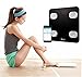 Ouyii Digital Scale Smart Bluetoth Wireless Fat Bathroom Body Scales CF390BLE With IOS and Android App Portable For Travel(black)