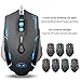 GK806 Wire Keyboard and Mouse Combo — Keyboard and Mouse Included, Breathing LED Backlit Keyboard and Mouse Set, Gaming Mouse and Keyboard Silent 104 Key with Wrist Rest for PC Laptopthumb 2