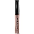 Rimmel London Stay Matte Liquid Lip Color with Full Coverage Kiss-Proof Waterproof Matte Lipstick Formula that Lasts 12 Hours - 230 Lethal Kiss, .21oz