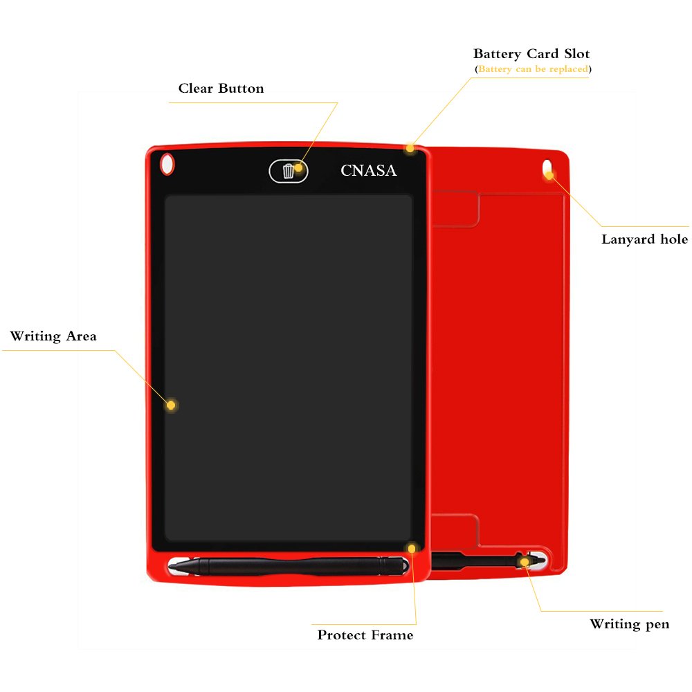 Writing Tablet/ Schreiben Tablet /8.5-Zoll LCD Grafiktablet mit Stift und Sleeve Fall von CNASA papierlos für Schreiben Malen Notizen / Geschenke Kinder