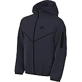 Nike Sportswear Tech Fleece Big Kids' Full-Zip Hoodie (Obsidian/Black/Black)