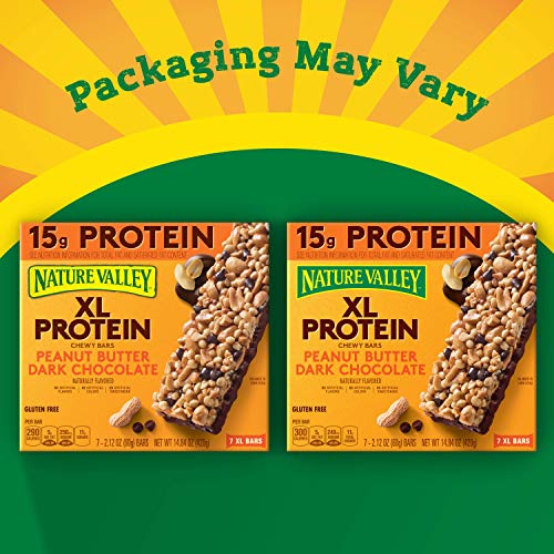 Nature Valley XL Protein Granola Bars, Peanut Butter Dark Chocolate, 7 ct (Pack of 6) Pricepulse