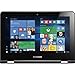 2016 Lenovo Flex 3 2-in-1 11.6 inch HD Touch-Screen Convertible Laptop ( Intel Celeron processor N3050, 4GB, 500GB HDD, No DVD, Bluetooth, Webcam, WiFi, HDMI, Windows 10 ) - Black