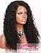 Persephone Pre Plucked 360 Lace Frontal Wig 150 Density Curly Brazilian Remy Full Lace Human Hair Wigs with Baby Hair for Black Women 18 inch Natural Color