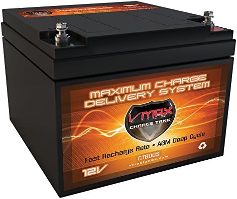 VMAX V28-800S AGM Deep Cycle Battery Replacement for Amigo Baja 12V 28Ah Scooter Battery