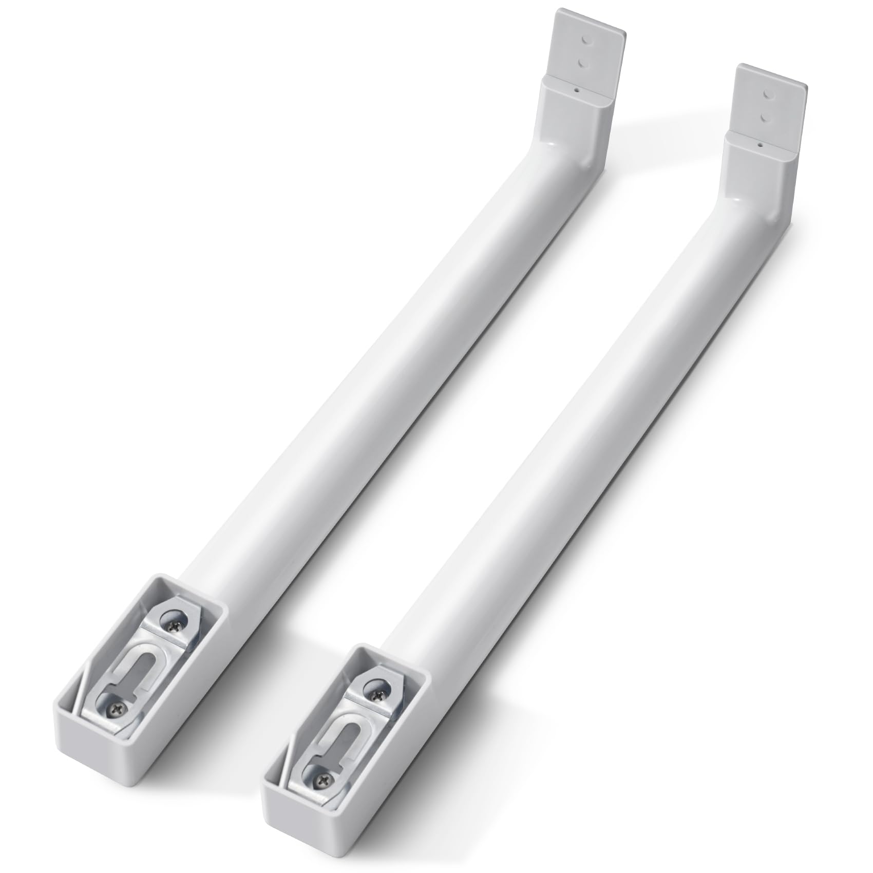 Photo 1 of WR12X32352 Refrigerator Door Handle Set, Compatible with GE Handle Set (White), Refrigerator Door Handles Replacement Replace AP6985344 WR12X27039 WR12X21157 Refrigerator Handle