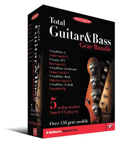IK Multimedia Total Guitar & Bass Gear Bundle Software
