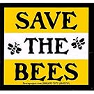 Save The Bees - Bumper Sticker / Decal (3.25" X 3")