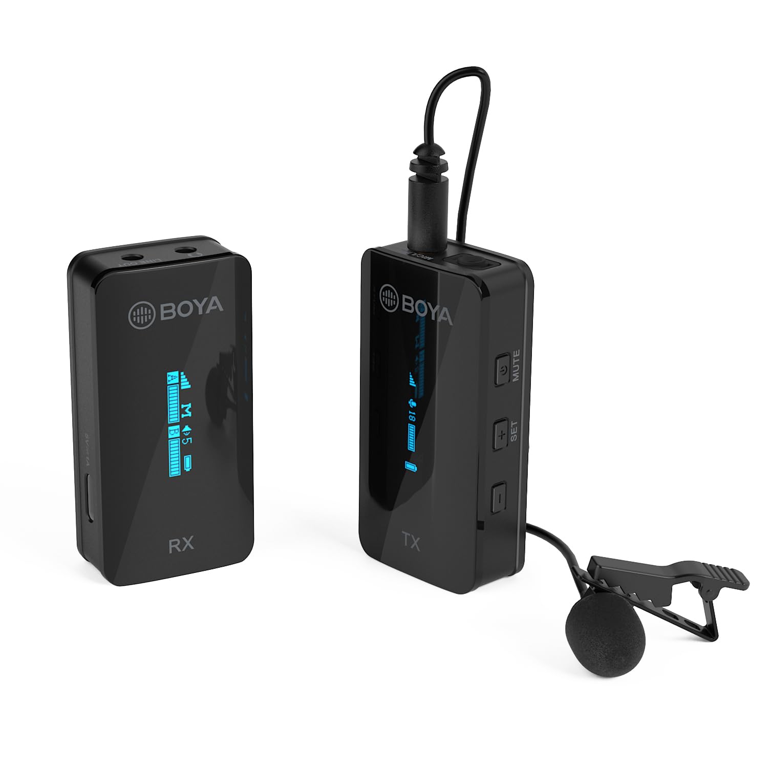 BOYA by-XM6 S1 2.4GHz Wireless Lavalier Microphone System