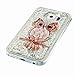 Urberry Galaxy S6 Case, Soft Cute Design Liquid Case, Bling Glitter Case for Samsung Galaxy S6 with a Screen Protector (Owl)