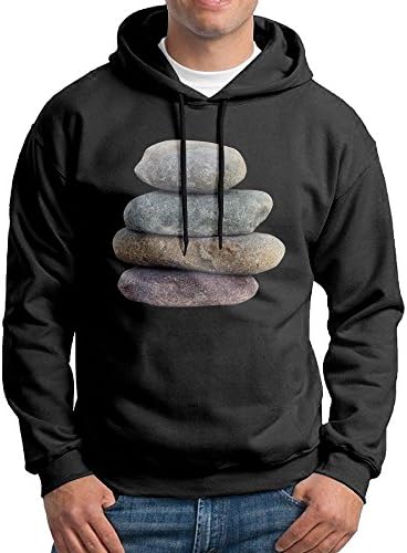 Leona Store Stone Men's 100% Cotton Sportswear Hoodie