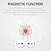 Airpods Strap Airpods Magnetic Strap Apple iPhone X/iPhone 8/iPhone 8 plus/iPhone 7/iPhone 7 Plus [Lightweight][Ideal Length] Air Pods Strap Wire Cable Connector for Apple Airpods - White Grey