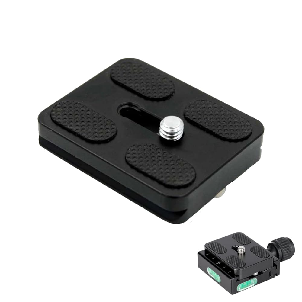 Quick Release Plate Fits Arca-Swiss Standard 50MM Tripod Mount Plate Aluminum Alloy Universal Quick Connection Plate for Dslr Camera Tripod Ballhead