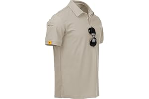 SCODI Polo Shirts for Men Casual Short Sleeve Golf Polo Athletic Daily Collared Shirt Tennis T-Shirt