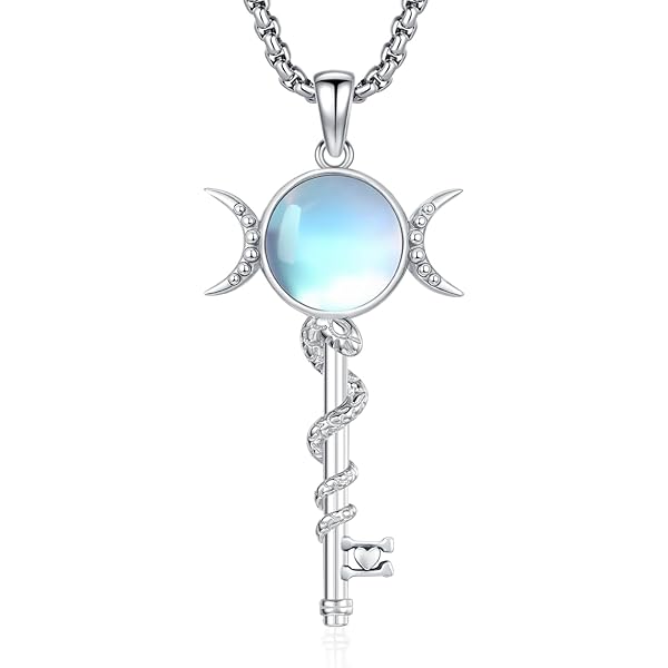 Ancient Pyramid With Ankh Cross Pendant Necklace - Innovato Store
