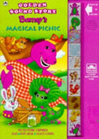 Barney's Magical Picnic (Golden Sight 'n' Sound Book) Hardcover โ December 31, 1999