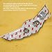 HYUNDAI Genesis Hood Wing Emblem Black Chrome, Large Size 7.25