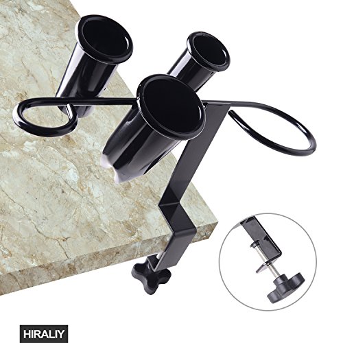 HIRALIY Hair Care Tools Holder for Hair Dryer, Flat Iron, Curling Wand, Straightener,Hair Brush (Black)