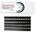 ACCRETION 360Pcs 1/4 Oz, 0.25 Oz, Black Adhesive Backed Wheel Weights,with USA Made White Tape