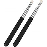 Telescopic Teachers Pointer,Teaching Pointer,Hand Pointer Extendable Telescopic Retractable Pointer Handheld Presenter Classroom Whiteboard Pointer (2PCS)