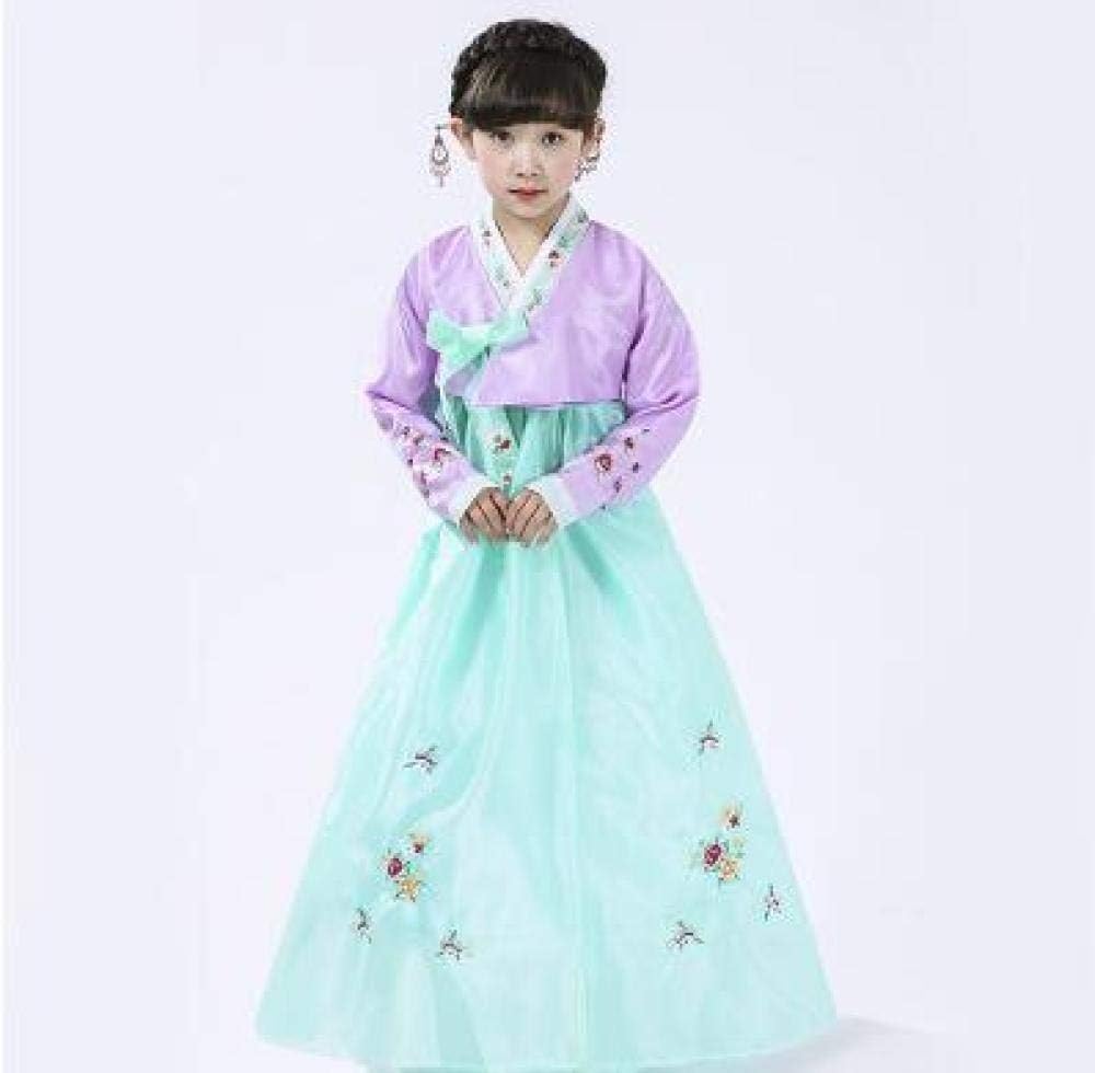 Korean Hanbok Girl Cute Traditional Performance Costumes Sweet Hanbok Palace Korea Oriantal Dance Party Costume Shoot Clothing ZZBiao (Color : D, Size : M)