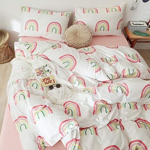 rainbow cot bed duvet cover