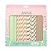 Juvale Paper Straws, Party Supplies (4 Colors, 160 Pack)