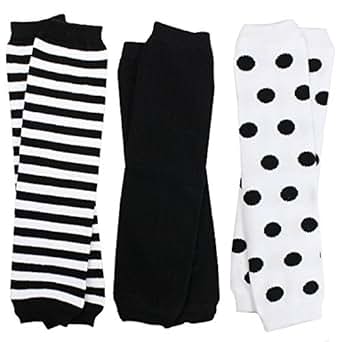 JuDanzy Baby Leg Warmers 6-Pack - Perfect For Crawling, Diaper Changes & Potty Training