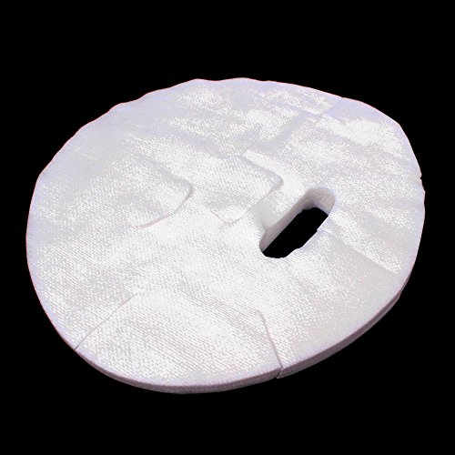 Teenitor 100 Pcs White Cosmetic Enlarged Cotton Facial Mask Sheet for Ladies