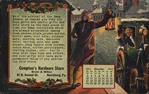 Vintage Advertising Postcard: Compton's Hardware Store Harrisburg, Pennsylvania
