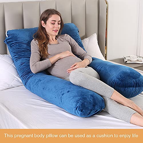 Pregnancy Body Pillow for Sleeping Oversize Plush U Shaped Pillowcase