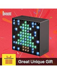 Divoom Timebox   Altavoz LED portátil con Bluetooth y control APP, con animación, notificación y alarma L Negro