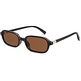 Appassal Retro Rectangular Sunglasses for Women Vintage 2026 Fashion Trendy Funny Small 90s Square Sunnies AP3698