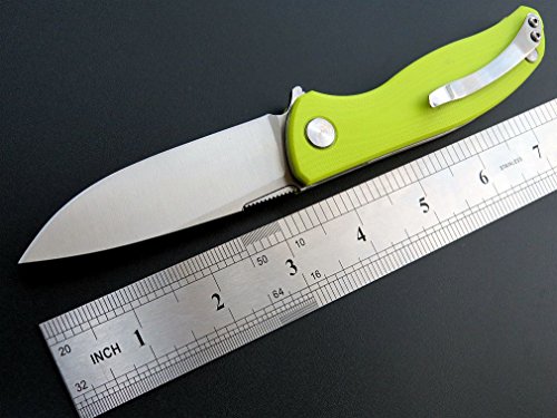 Eafengrow EF33 Folding Knife G10 Handle Ball Bearing Tactical Pocket Knives Outdoor Survival Hunting Camping Tools (Light)