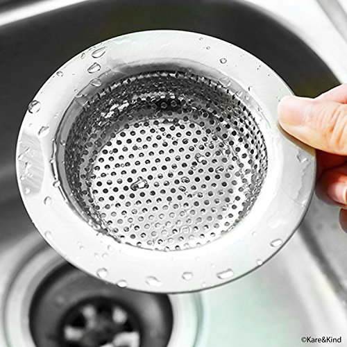 Sink Strainer 3Pack Essential Kitchen/Bathroom Accessory Stainless