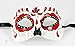 Women's Dia de Los Muertos Sugar Skull Mask (Red)