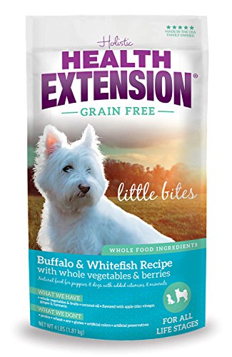 Health Extension 587175 Grain-Free Buffalo and Whitefish Little Bites Pet Food Formula, 23.5 lb/One Size