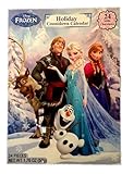 Disney Frozen Advent Holiday Countdown Calendar with 24 Chocolates (Anna, Elsa, Kristoff , Olaf, Sven)