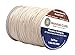 Mandala Crafts 1.5mm 109 Yards Cream Cotton Waxed Cord for Jewelry Making Bracelet Cord Waxed String - Beading String Thread Jewelry Cords for Necklaces String