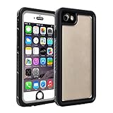 iPhone 6/7/6 plus/7 plus Waterproof Case, EFFUN BOLDIE Style Full Sealed IP68 Certified Waterproof Underwater Cover Shockproof Dustproof Dirtproof Snowproof Case Black/White/Pink/Aqua Blue