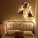 String Lights, LISOPO 8.25Ft /100 LEDs USB Powered Waterproof Photo Clip Fairy Starry Lights Led String Lights Decoration for Party, Christmas, Garden, Xmas (Warm White)
