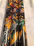 Wonder Woman , Superman, Batman, Green Lantern & More Large 70sq ft Roll Holiday Christmas Gift Wrapping Paper (DC Comics Yellow)