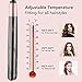 isinlive Professional Hair Straightener and Curler, 2 in 1 Flat Iron Hair Straightening and Curling with Tourmaline Ceramic Spiral Panel, Adjustable Temp, Auto Shut-Off & LCD Digital Displaythumb 2