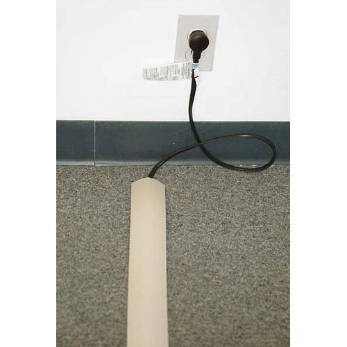 Geist, Electrical Power Extensions Flat Power Cord Covers, Color Black, Dimensions Total