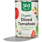 365 by Whole Foods Market, Organic Diced Tomatoes with Basil, Garlic, &amp; Oregano, 14.5 Ounce
