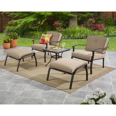 Mainstays Belden Park 5-Piece Leisure Set (Tan)